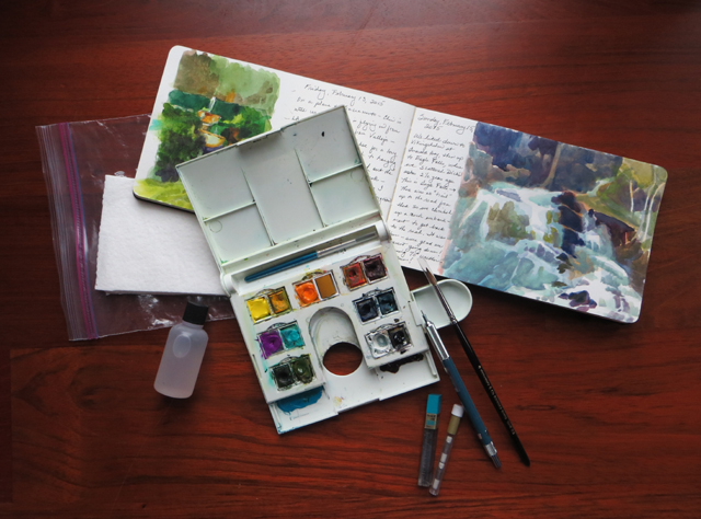 Watercolor Travel Kit 